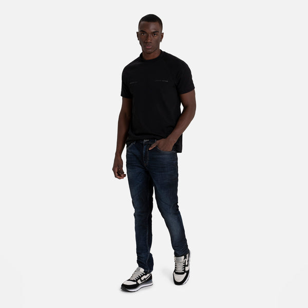 JEANS 5 BOLSILLOS COLOR AZUL OSCURO