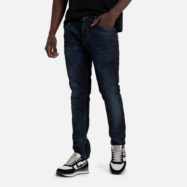 JEANS 5 BOLSILLOS COLOR AZUL OSCURO