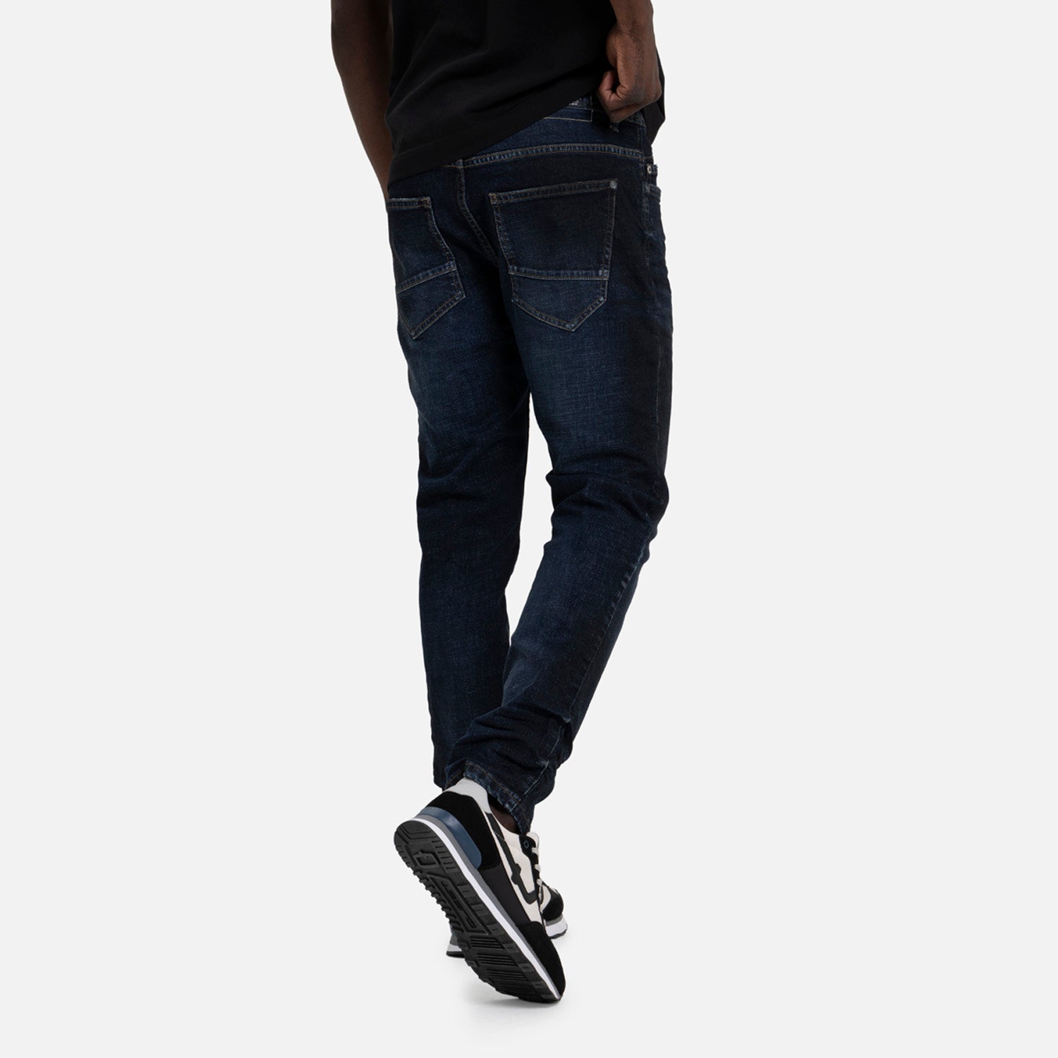 JEANS 5 BOLSILLOS COLOR AZUL OSCURO