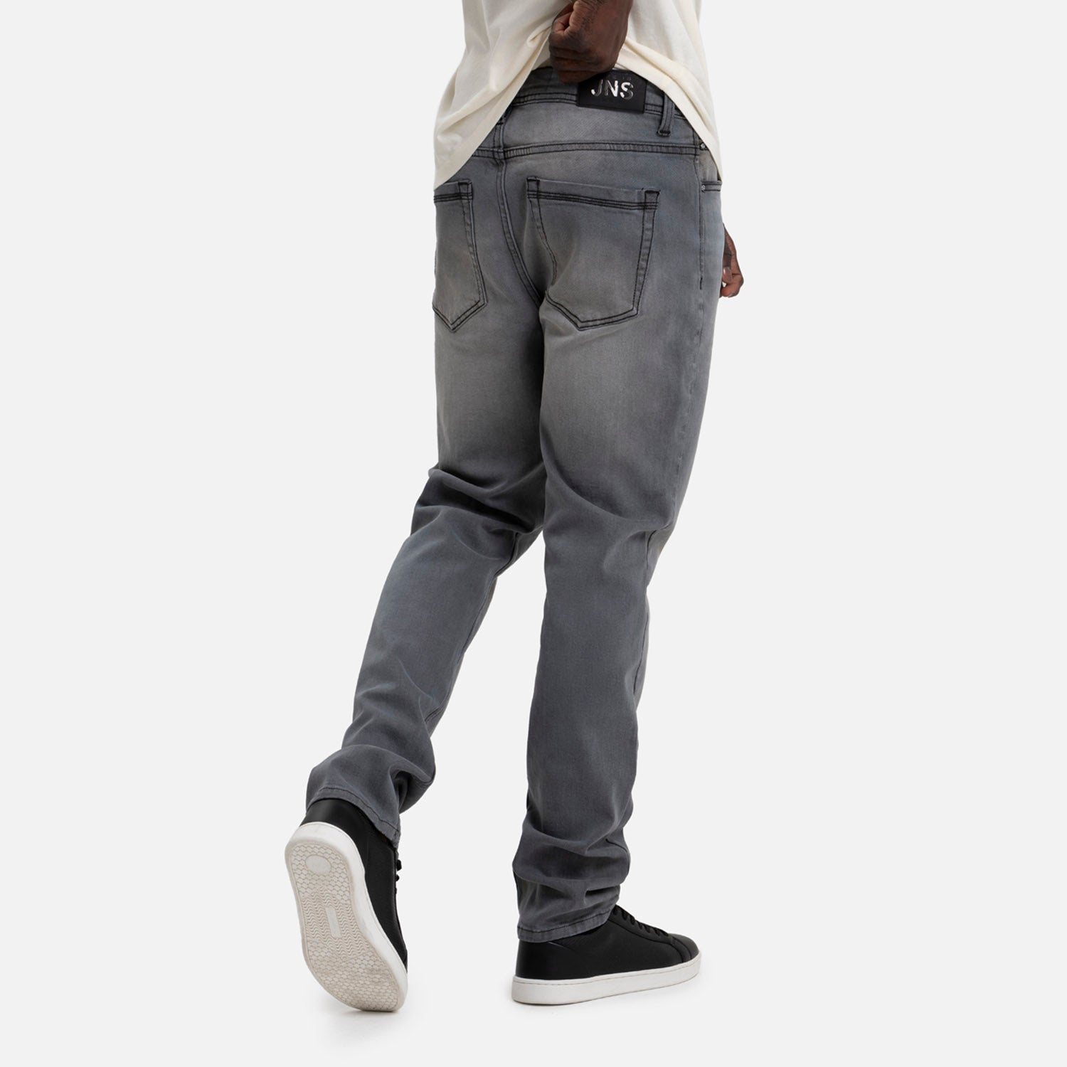 JEANS 5 BOLSILLOS COLOR GRIS OSCURO