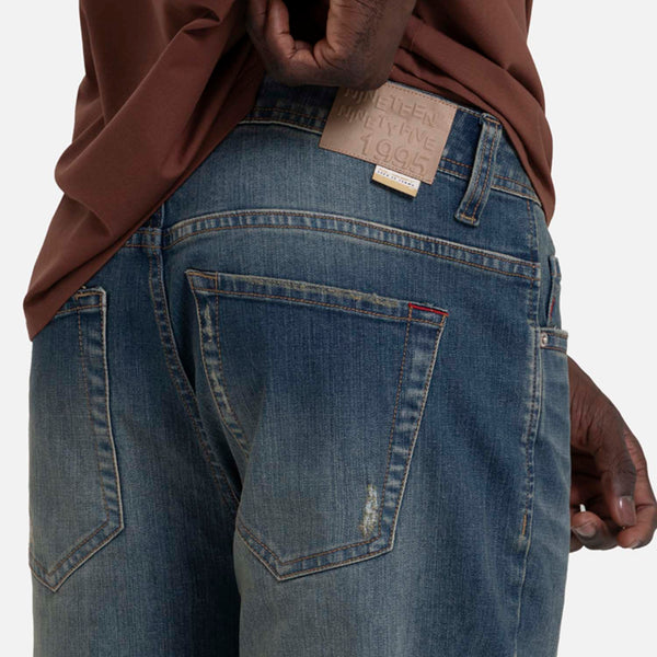 JEANS 5 BOLSILLOS COLOR AZUL MEDIO