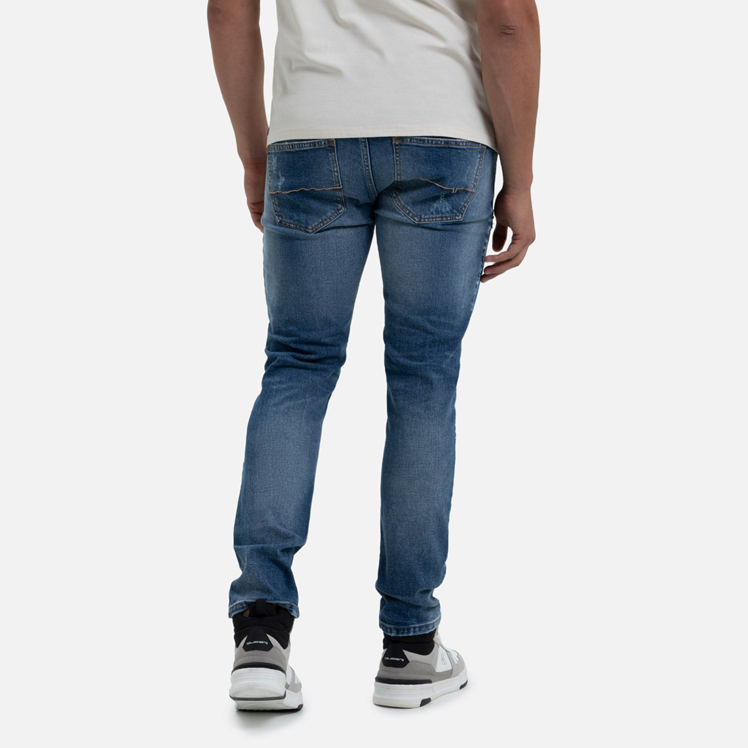 JEANS 5 BOLSILLOS COLOR AZUL MEDIO