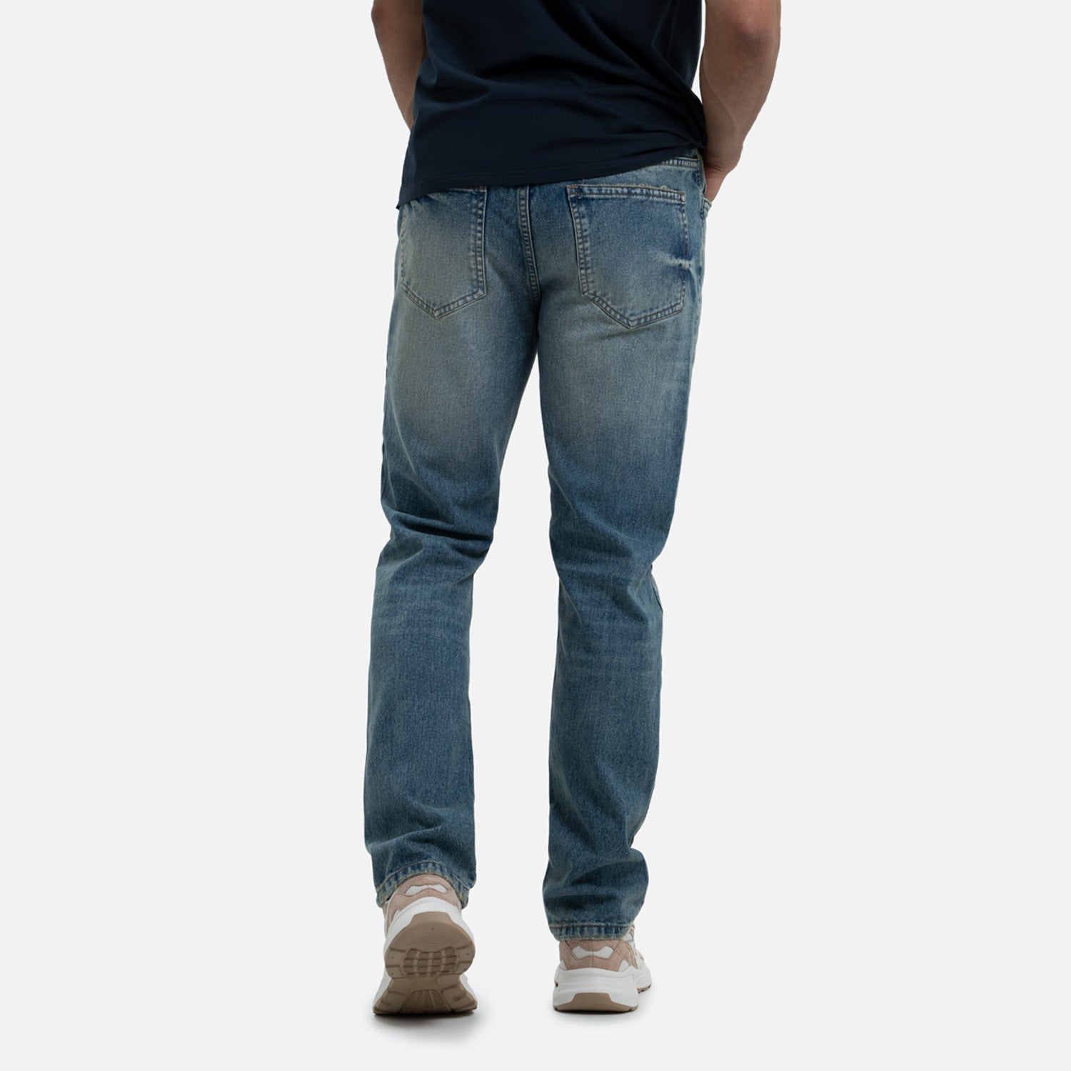 JEANS 5 BOLSILLOS COLOR AZUL MEDIO