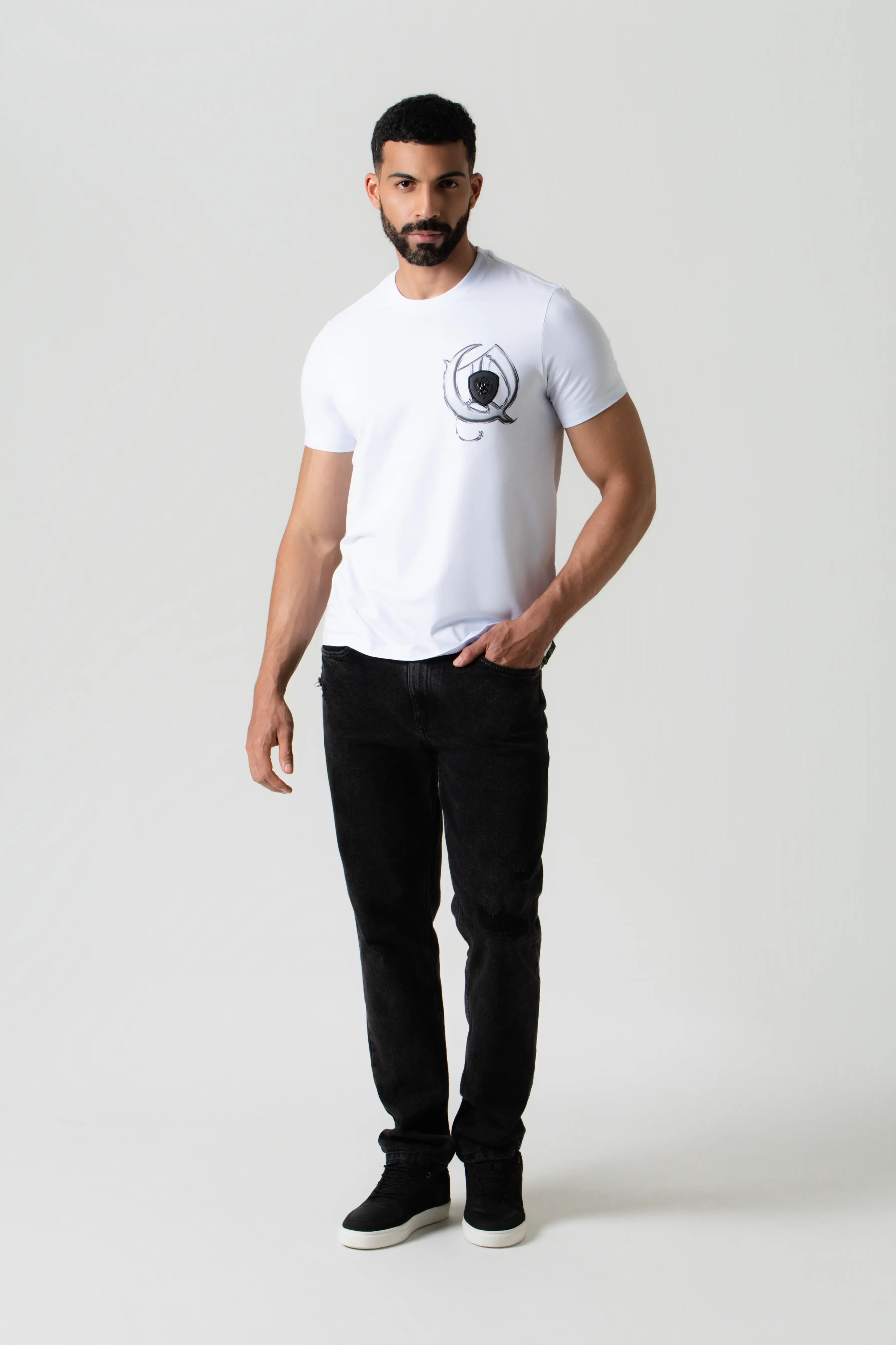 JEANS 5 BOLSILLOS COLOR NEGRO