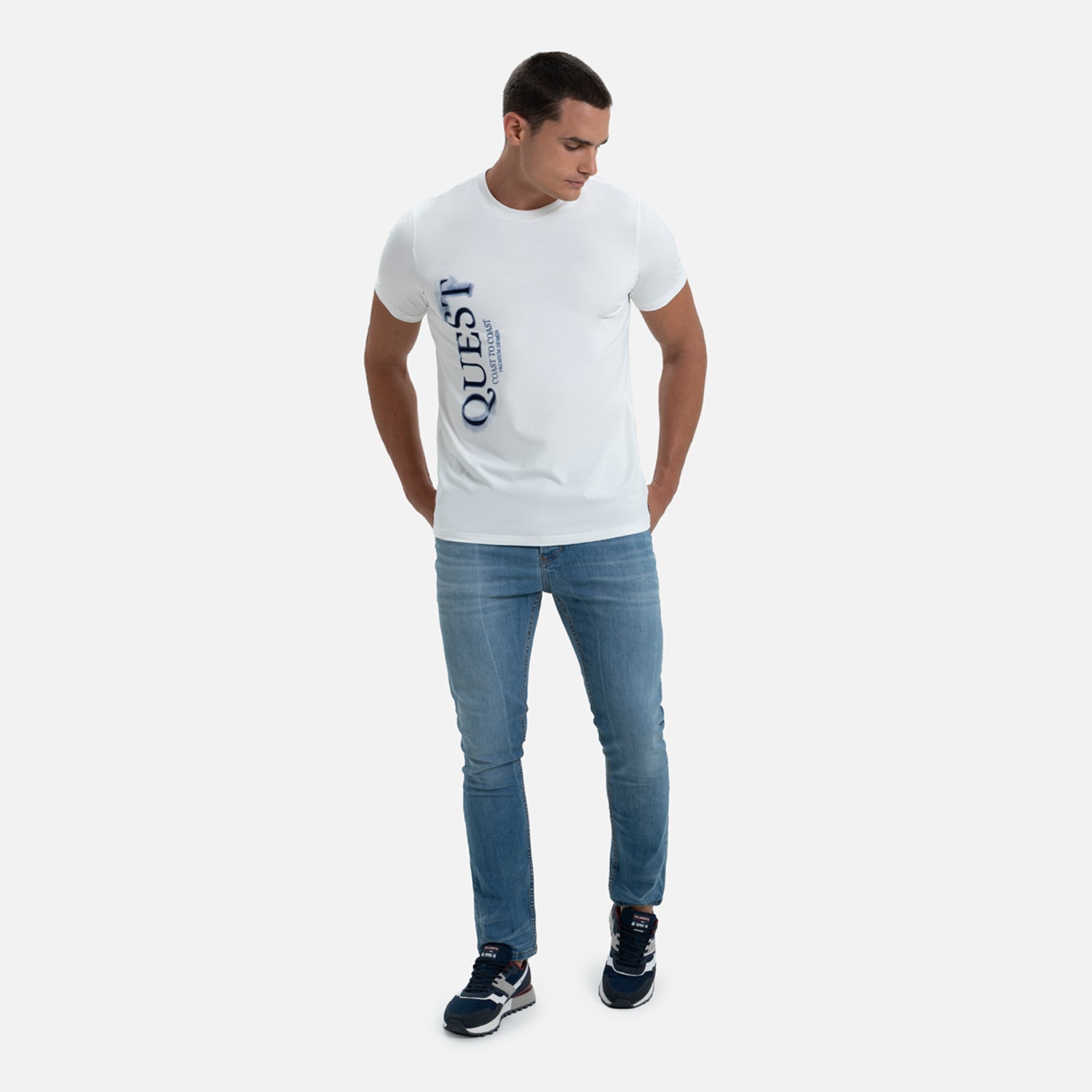 JEANS 5 BOLSILLOS COLOR AZUL MEDIO