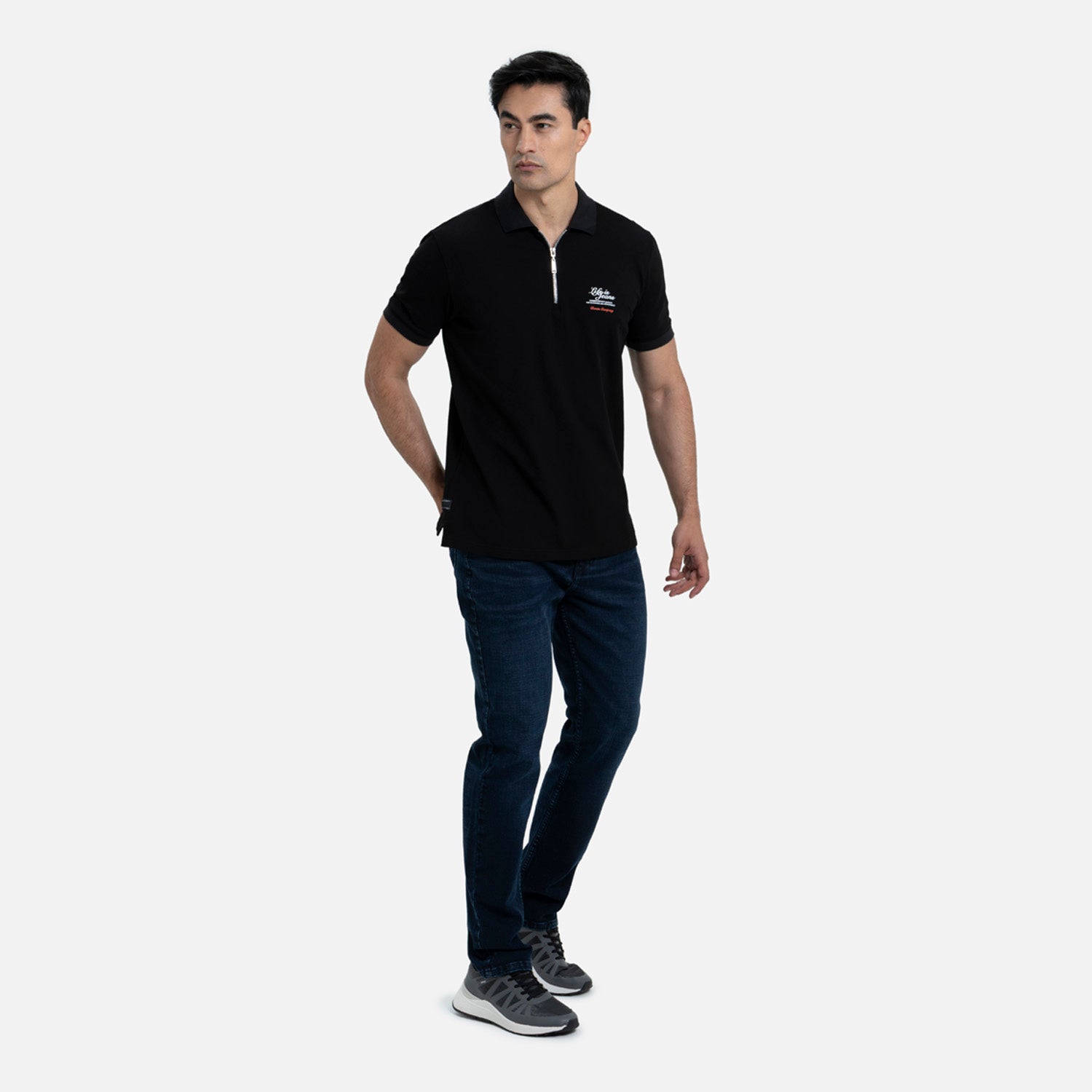 JEANS 5 BOLSILLOS COLOR AZUL INDUSTRY