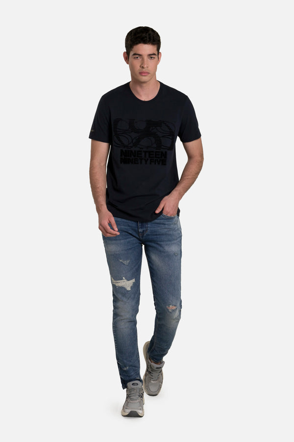 JEANS 5 BOLSILLOS COLOR AZUL MEDIO