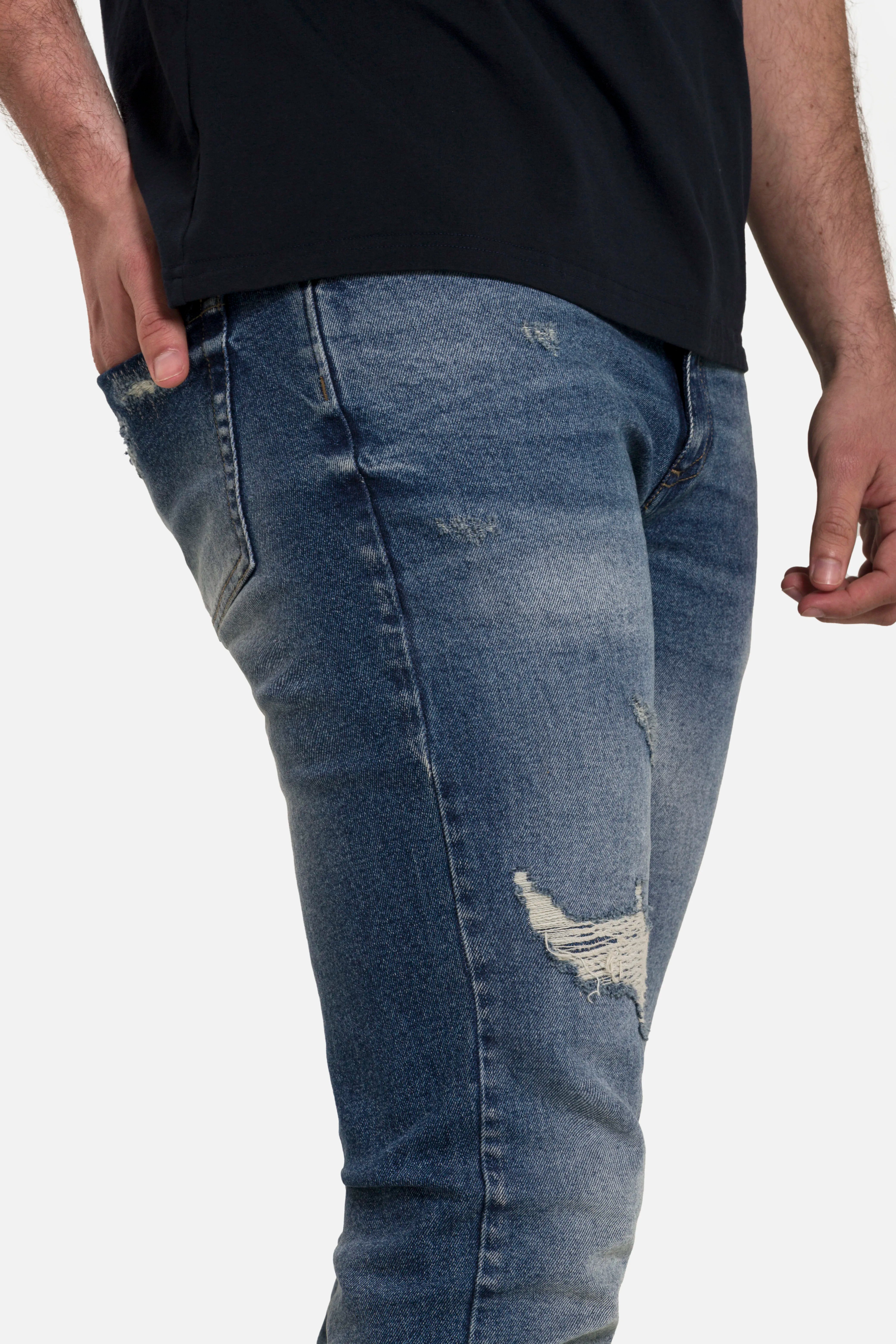 JEANS 5 BOLSILLOS COLOR AZUL MEDIO