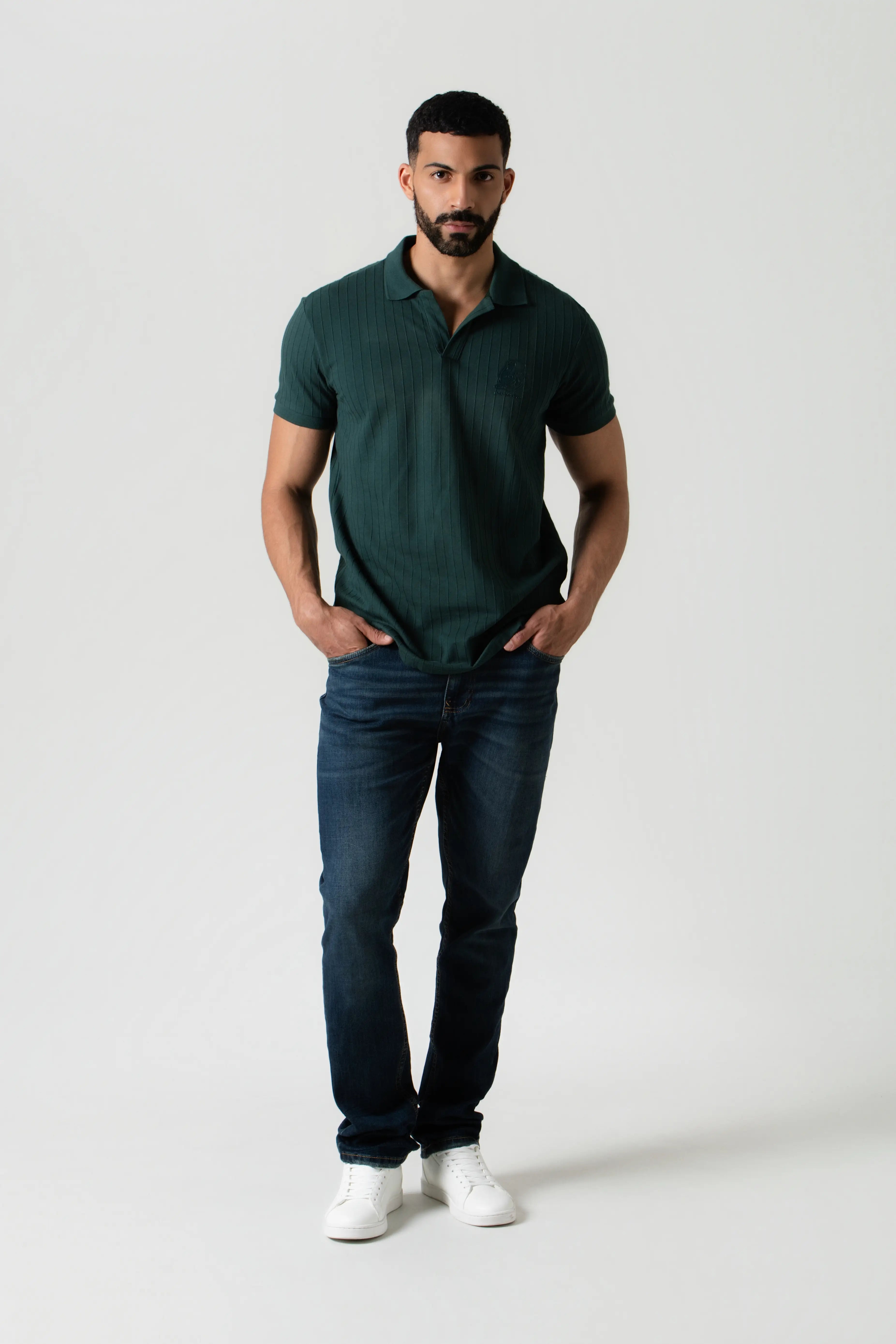 JEANS 5 BOLSILLOS COLOR AZUL MEDIO