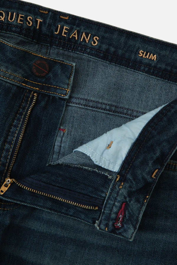 JEANS 5 BOLSILLOS COLOR AZUL MEDIO