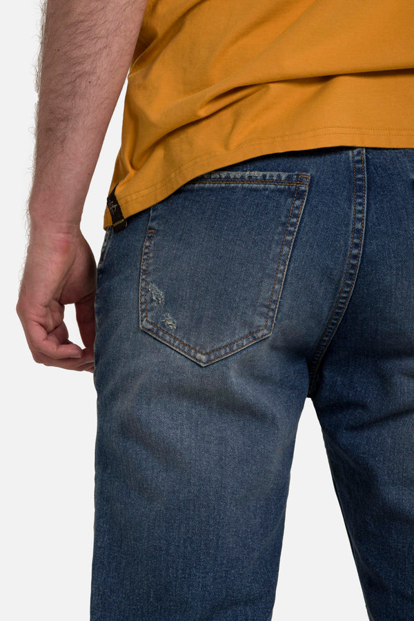 JEANS 5 BOLSILLOS COLOR AZUL OSCURO