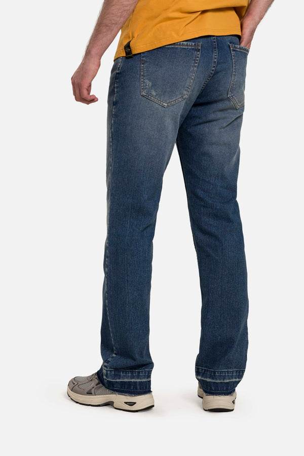 JEANS 5 BOLSILLOS COLOR AZUL OSCURO