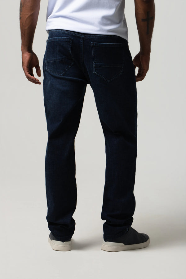 JEANS 5 BOLSILLOS COLOR AZUL OSCURO