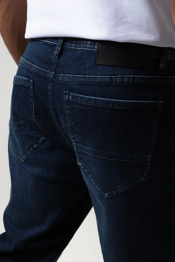 JEANS 5 BOLSILLOS COLOR AZUL OSCURO
