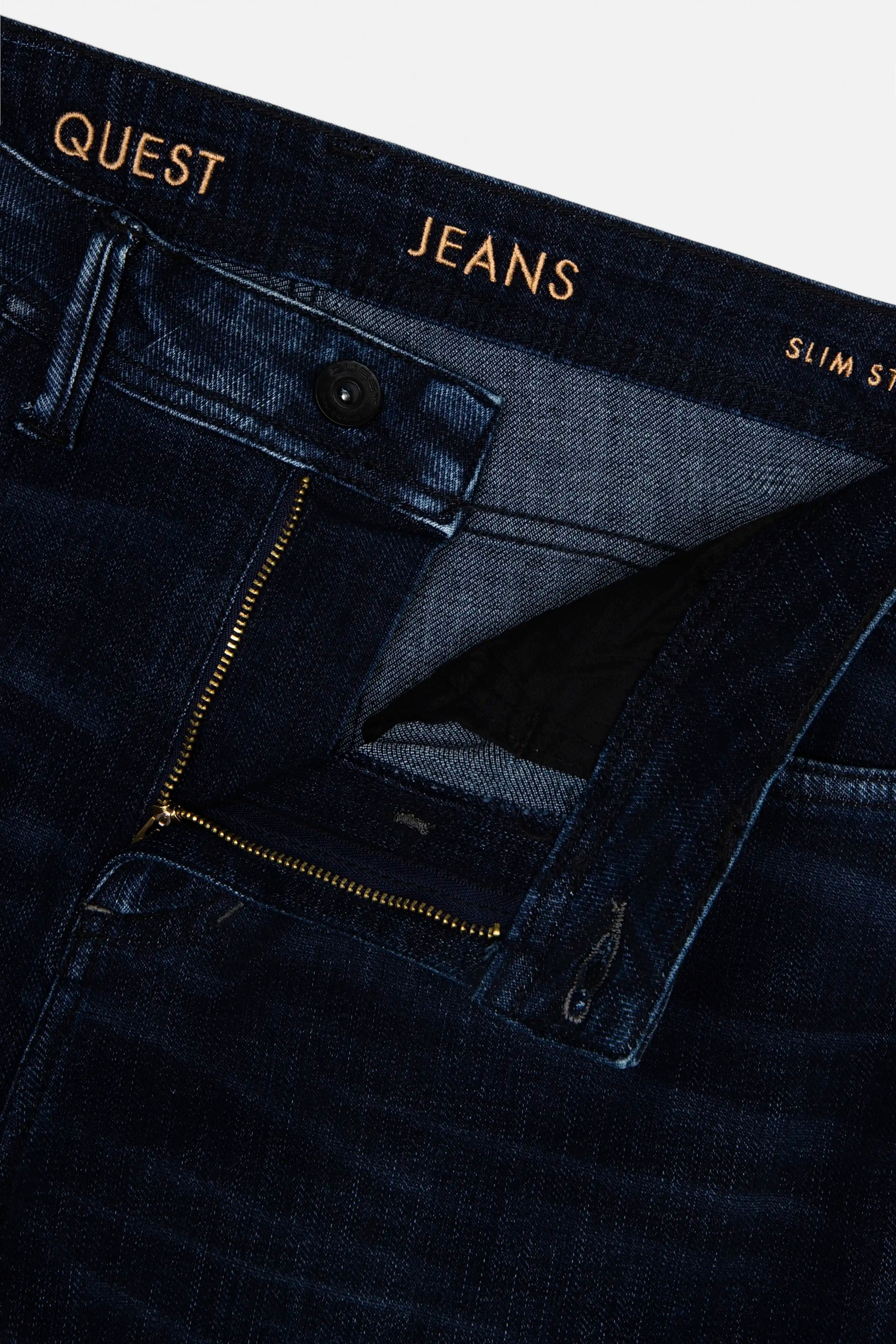 JEANS 5 BOLSILLOS COLOR AZUL OSCURO