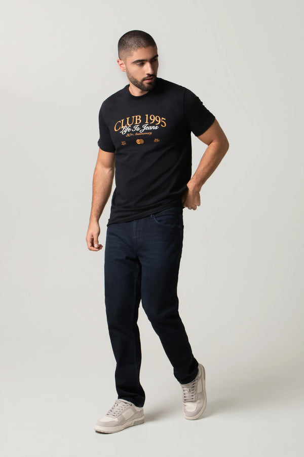 JEANS 5 BOLSILLOS COLOR AZUL OSCURO