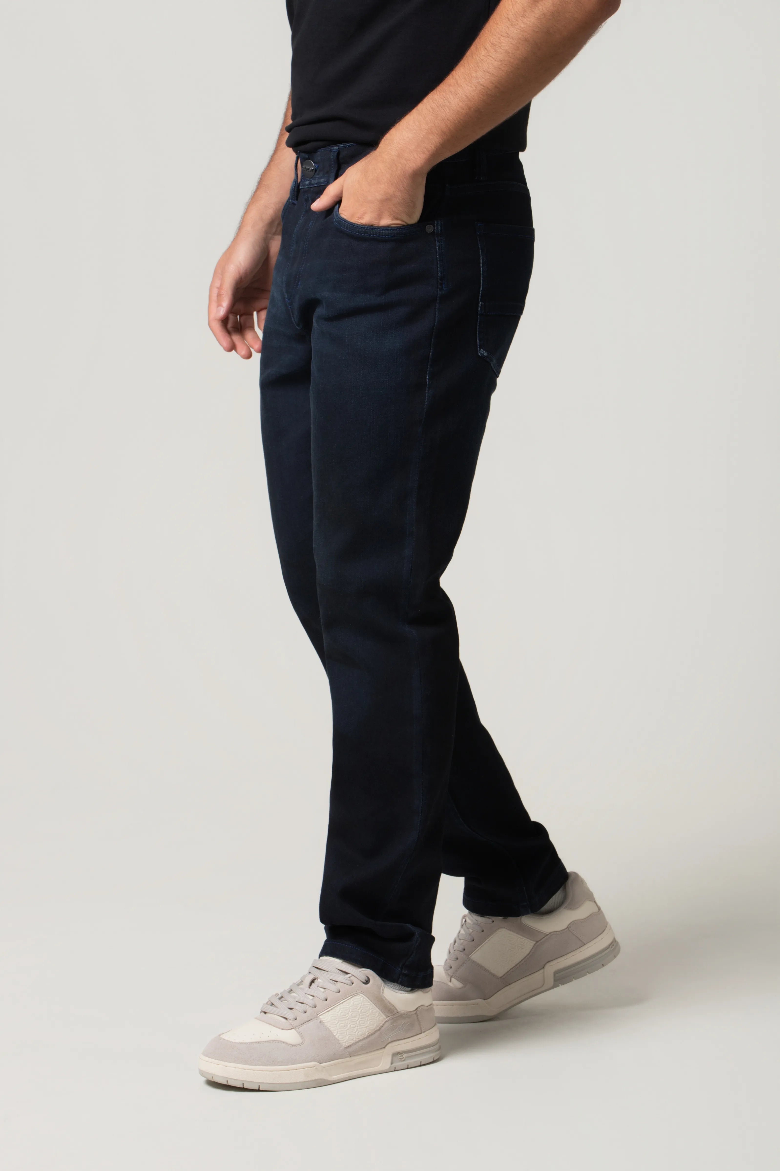 JEANS 5 BOLSILLOS COLOR AZUL OSCURO