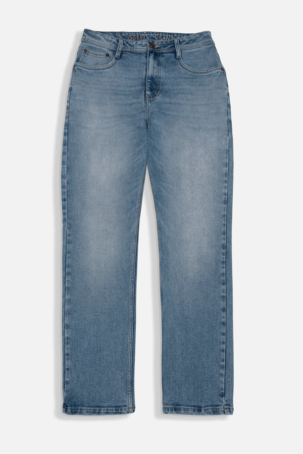 JEANS 5 BOLSILLOS COLOR AZUL MEDIO