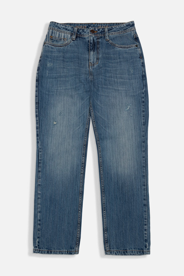 JEANS 5 BOLSILLOS COLOR AZUL MEDIO