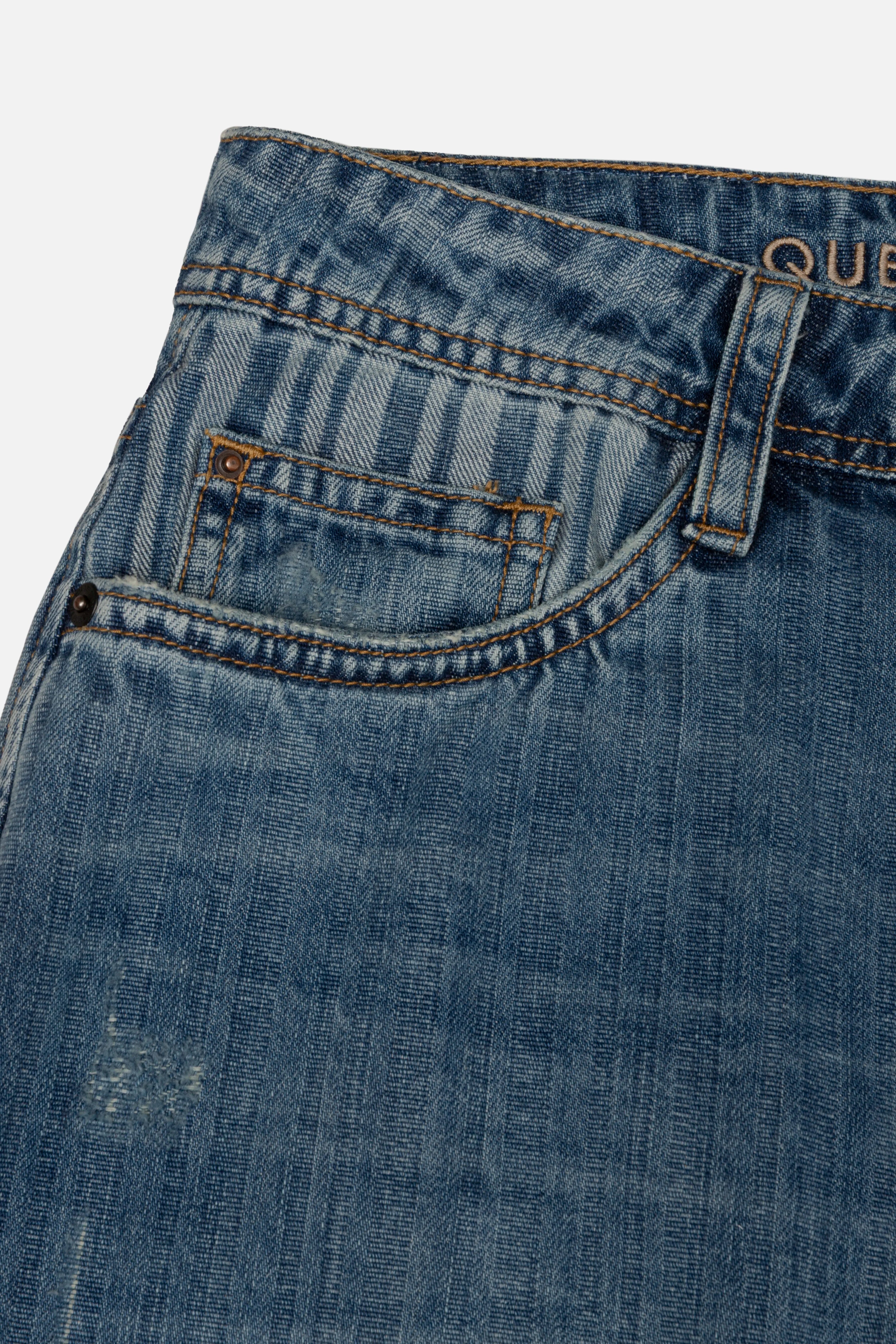 JEANS 5 BOLSILLOS COLOR AZUL MEDIO