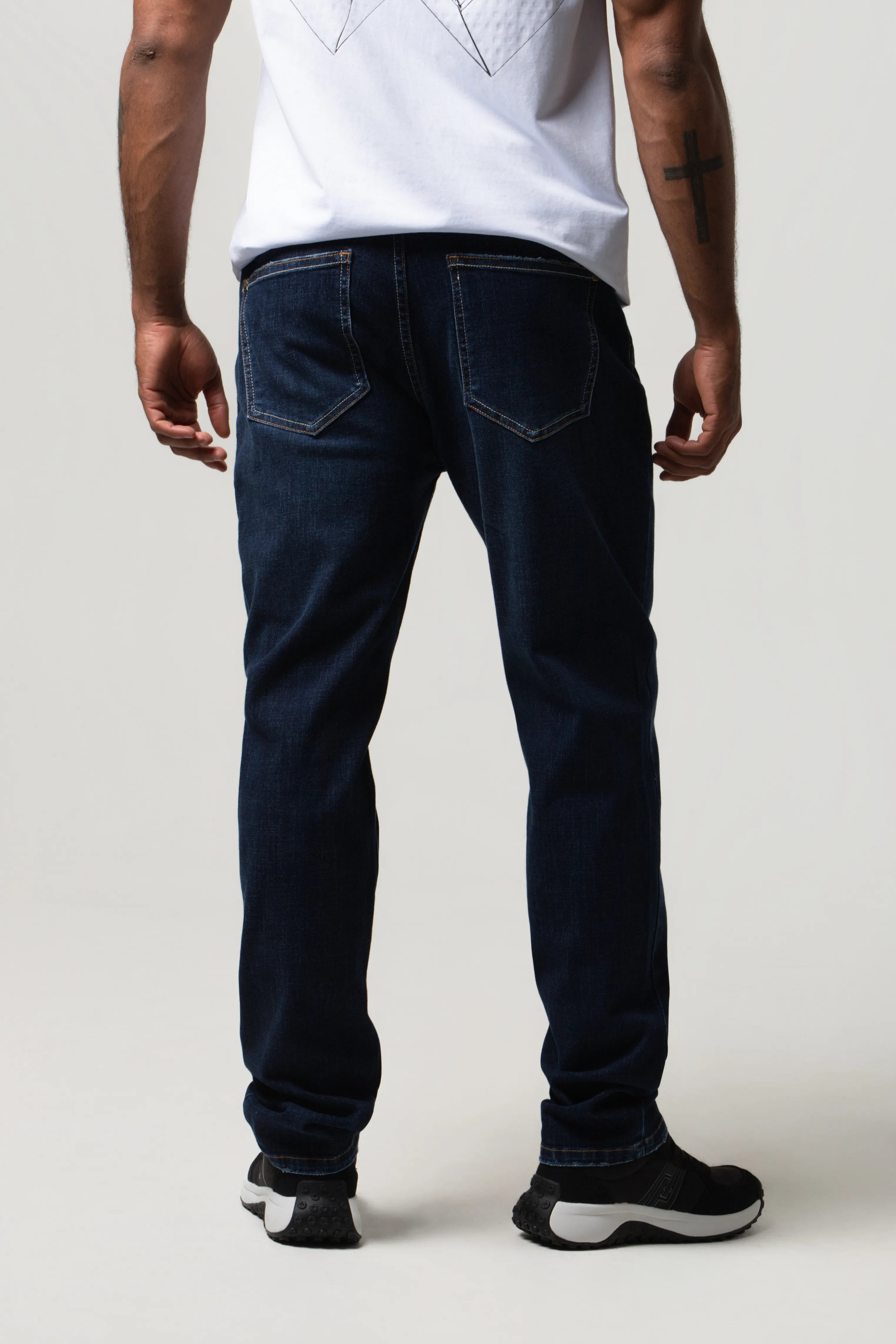 JEANS 5 BOLSILLOS COLOR AZUL OSCURO
