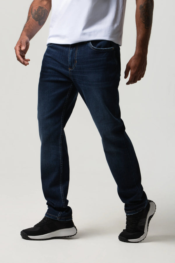 JEANS 5 BOLSILLOS COLOR AZUL OSCURO