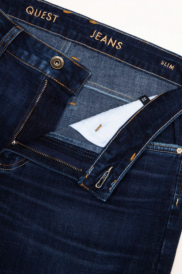 JEANS 5 BOLSILLOS COLOR AZUL OSCURO