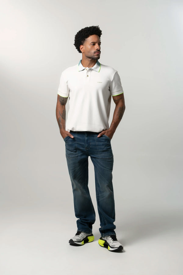 JEANS 5 BOLSILLOS COLOR AZUL OSCURO