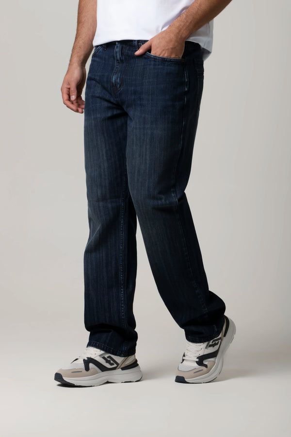 JEANS 5 BOLSILLOS COLOR AZUL OSCURO