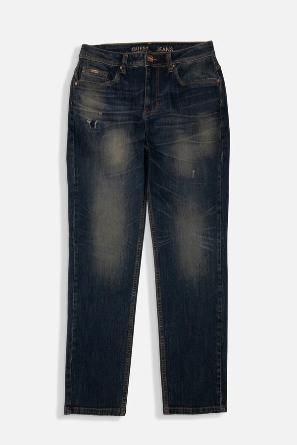 JEANS 5 BOLSILLOS COLOR AZUL OSCURO