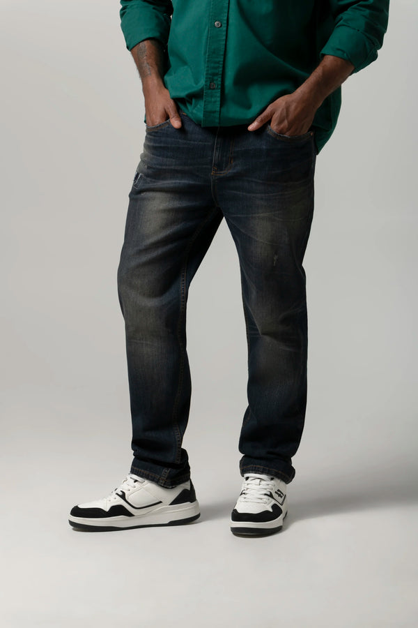 JEANS 5 BOLSILLOS COLOR AZUL OSCURO