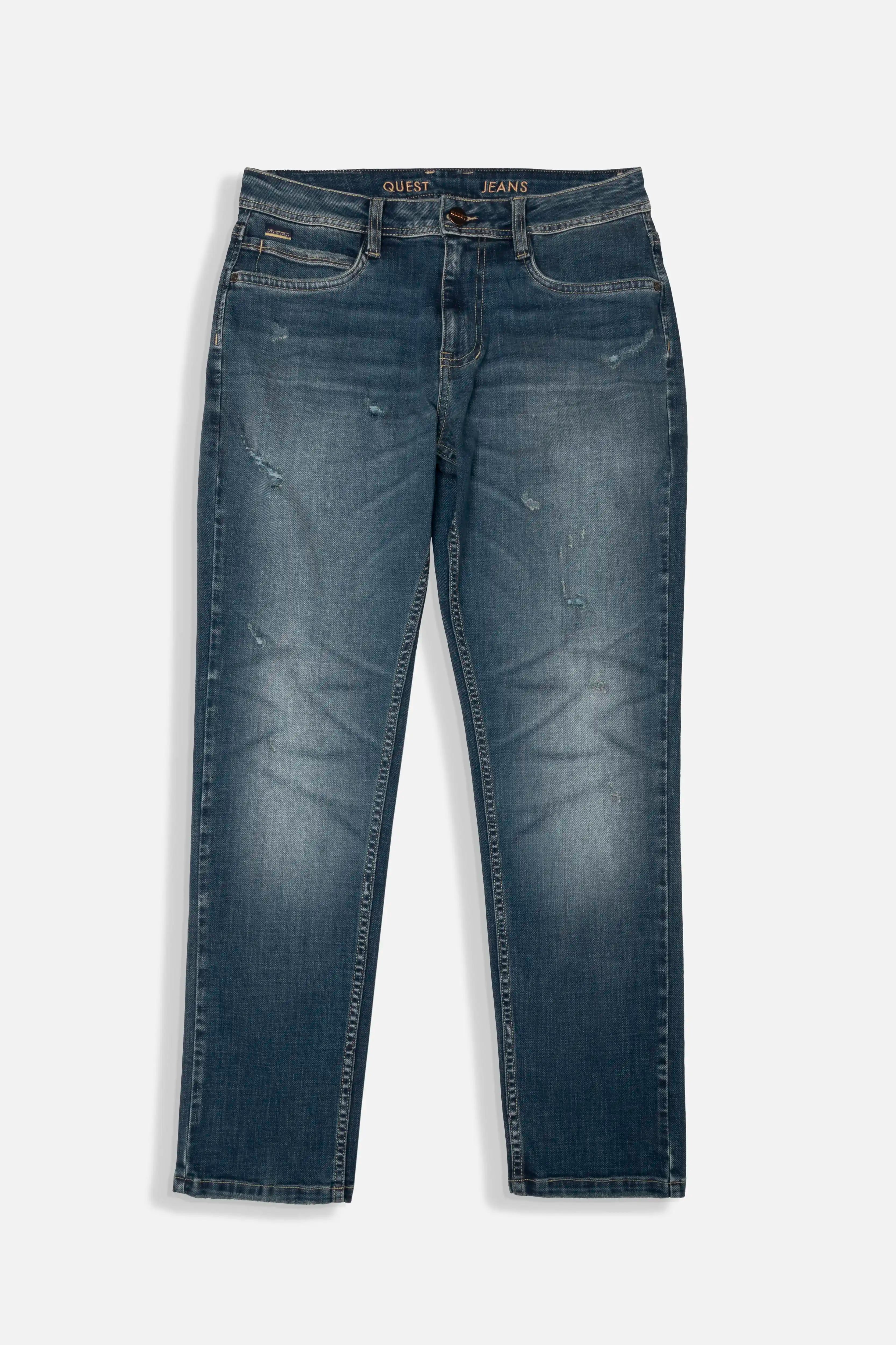 JEANS 5 BOLSILLOS COLOR AZUL MEDIO