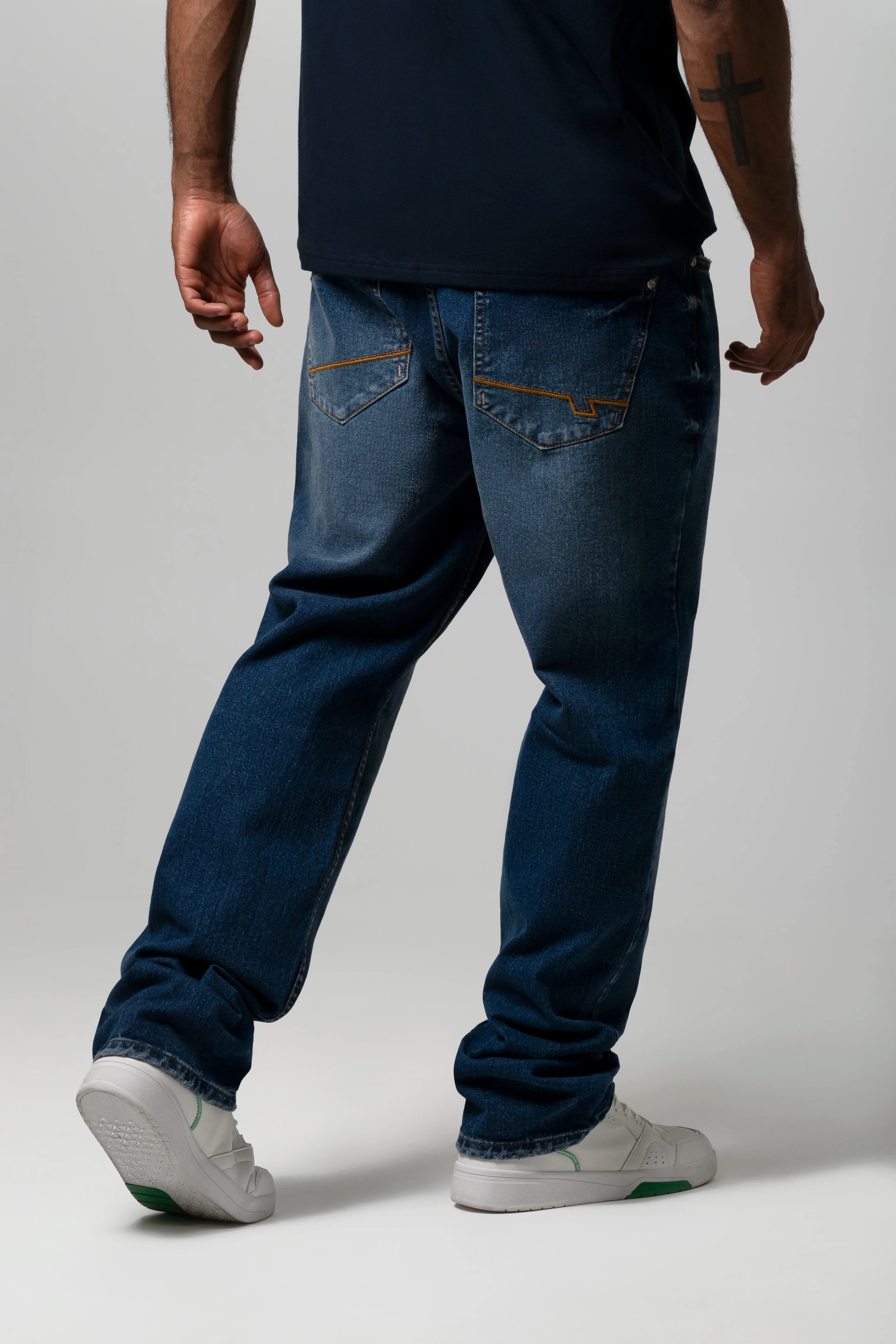 JEANS 5 BOLSILLOS COLOR AZUL OSCURO