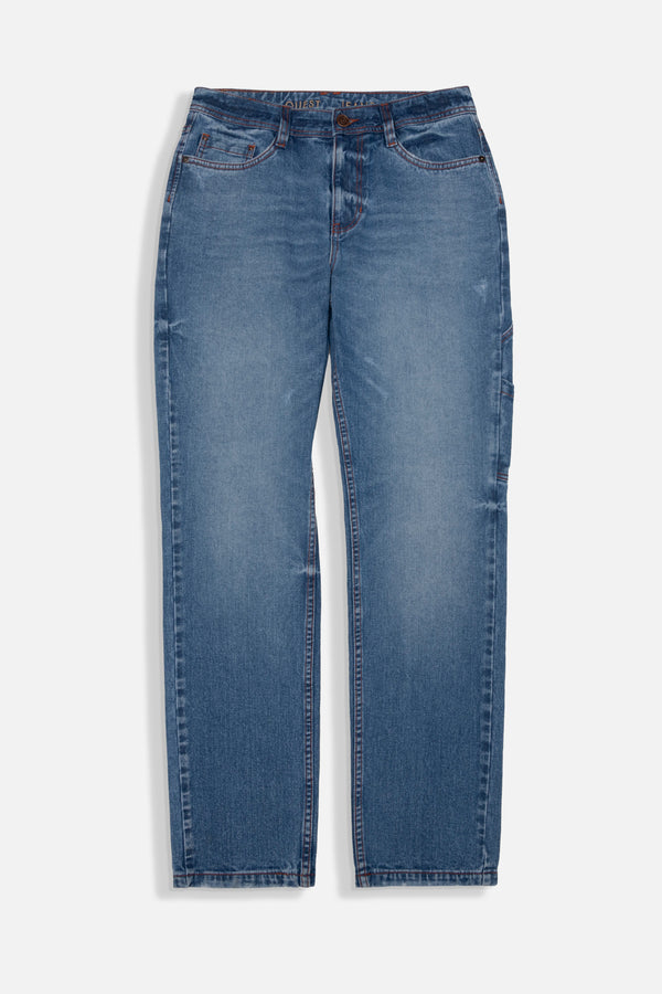 JEANS 5 BOLSILLOS COLOR AZUL MEDIO