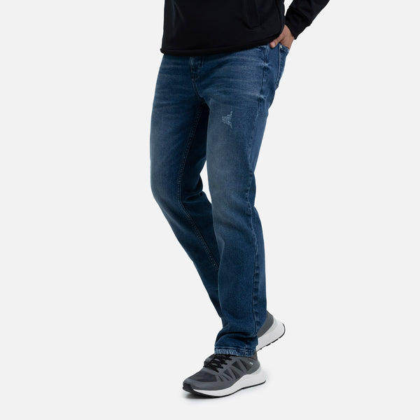 JEANS 5 BOLSILLOS COLOR AZUL MEDIO