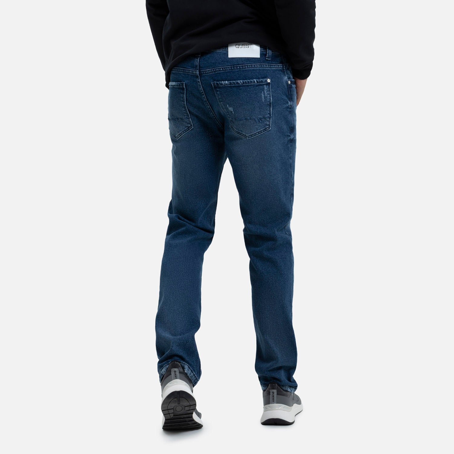 JEANS 5 BOLSILLOS COLOR AZUL MEDIO