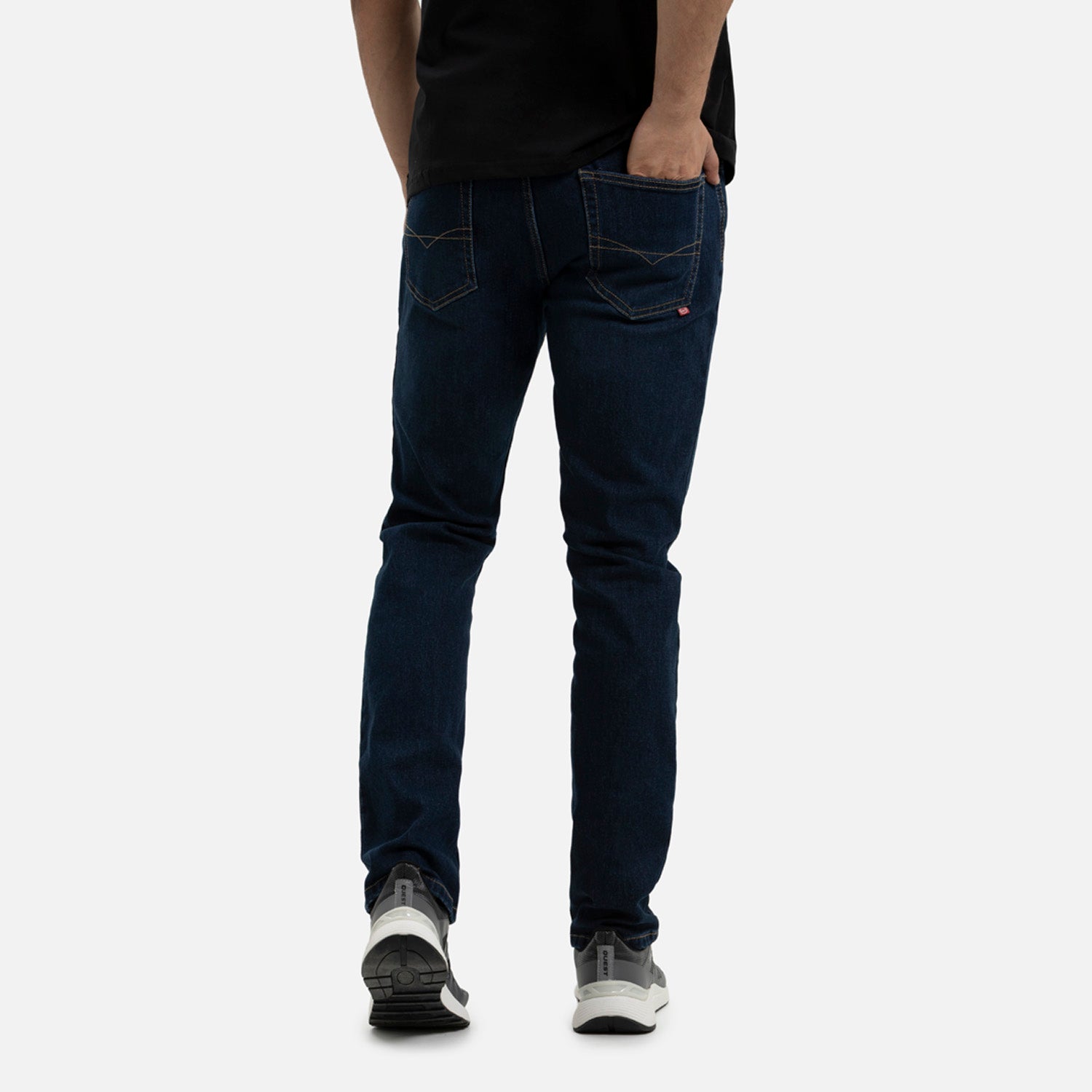 JEANS 5 BOLSILLOS COLOR AZUL OSCURO