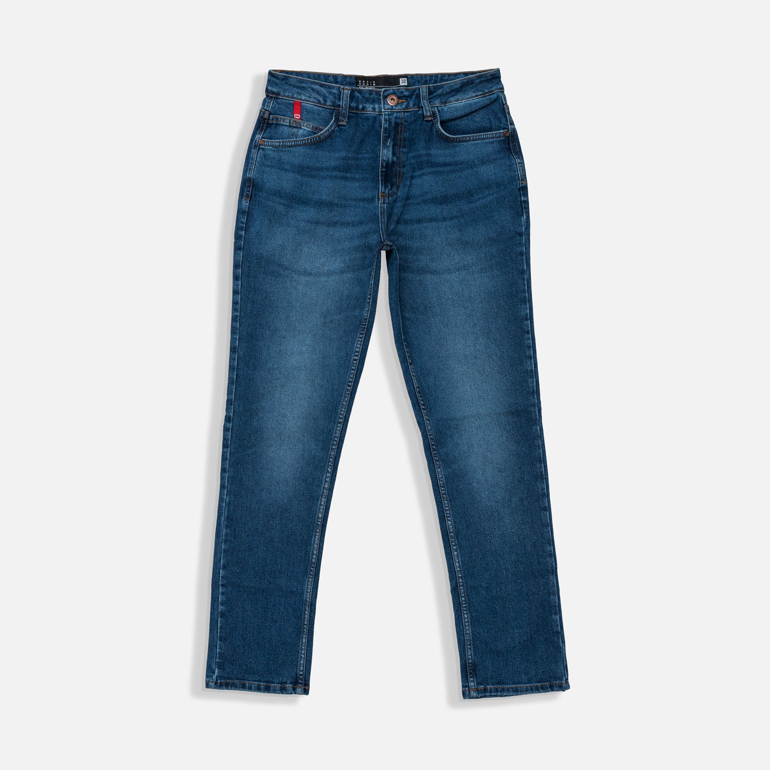 JEANS 5 BOLSILLOS COLOR AZUL MEDIO MEDIO