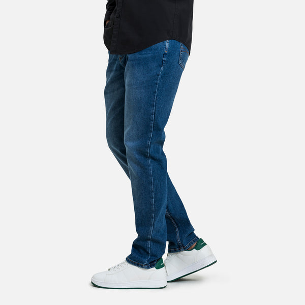 JEANS 5 BOLSILLOS COLOR AZUL MEDIO MEDIO