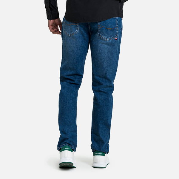 JEANS 5 BOLSILLOS COLOR AZUL MEDIO MEDIO