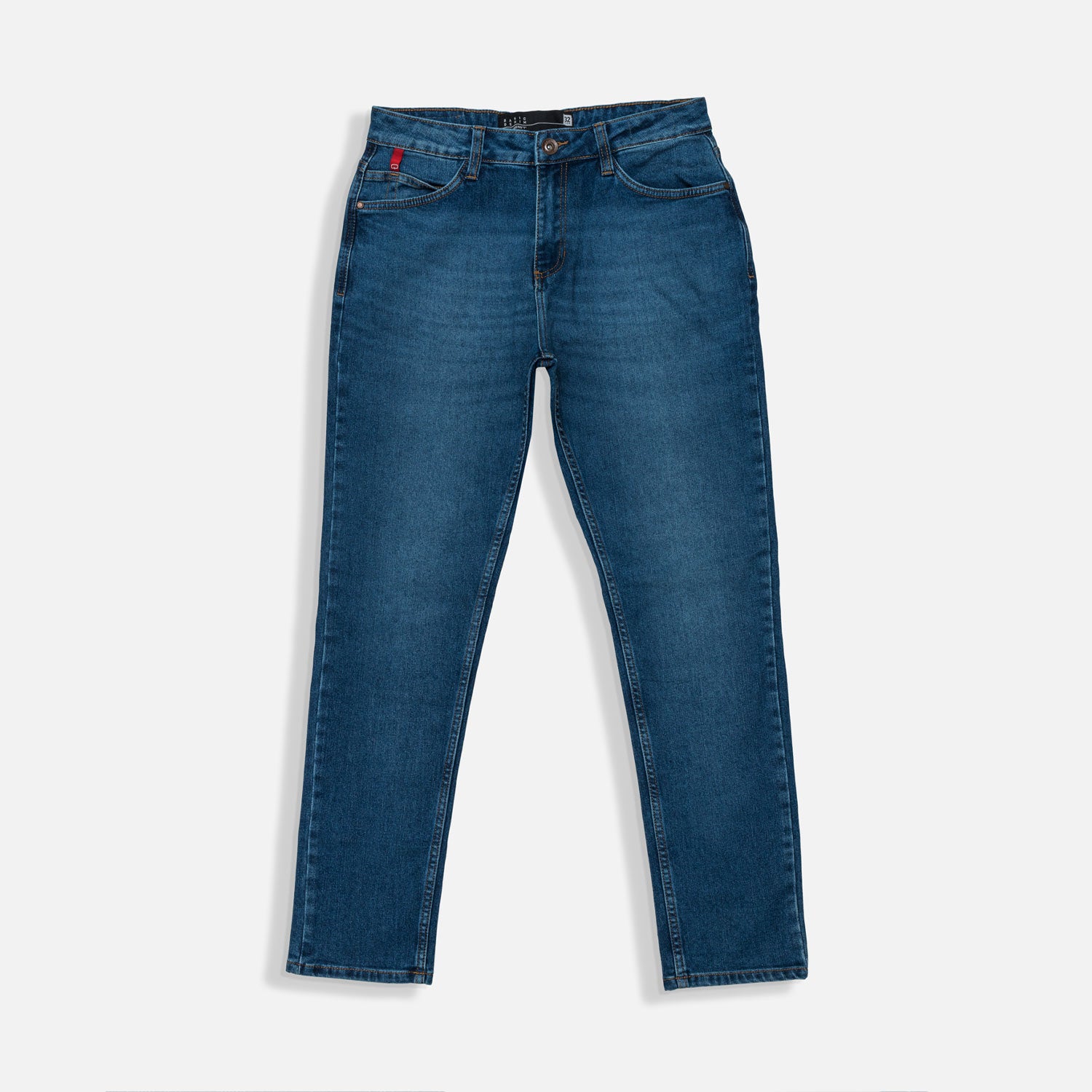 JEANS 5 BOLSILLOS COLOR AZUL MEDIO MEDIO