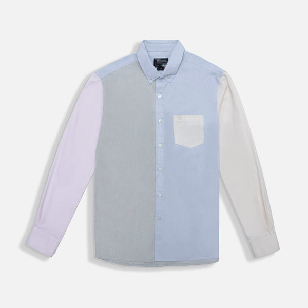 CAMISA MANGA LARGA COLOR AZUL CLARO