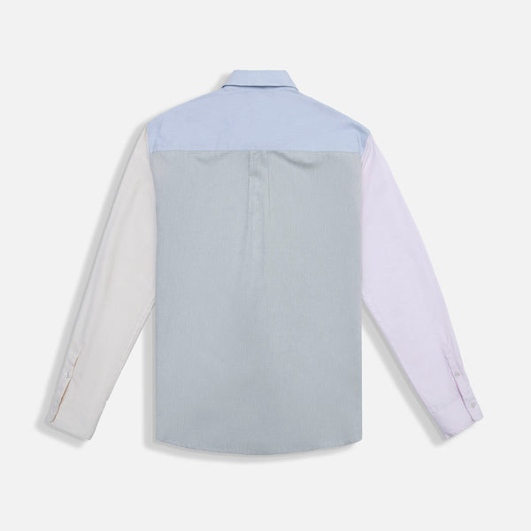 CAMISA MANGA LARGA COLOR AZUL CLARO