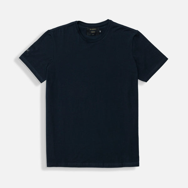 PLAYERA SLIM MANGA CORTA COLOR AZUL OSCURO