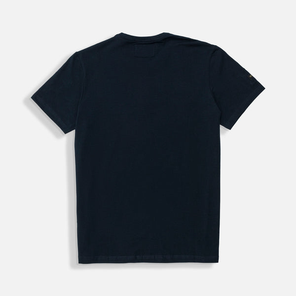 PLAYERA SLIM MANGA CORTA COLOR AZUL OSCURO