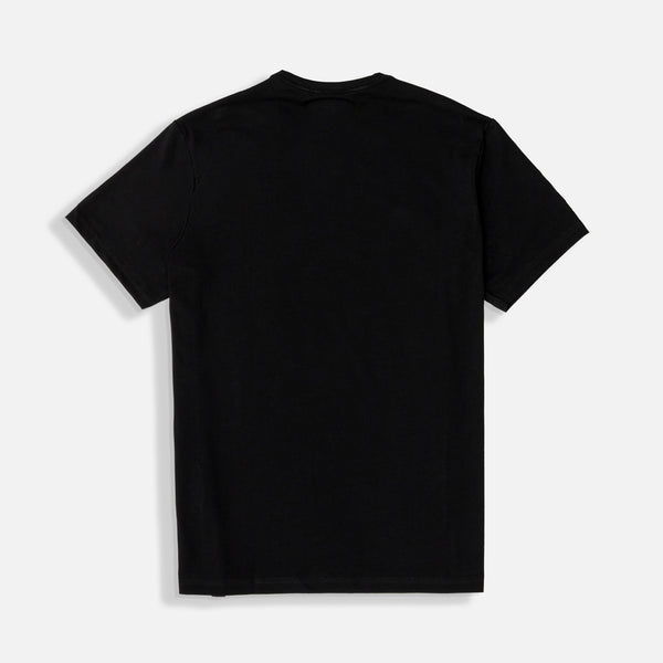 PLAYERA SLIM MANGA CORTA COLOR NEGRO