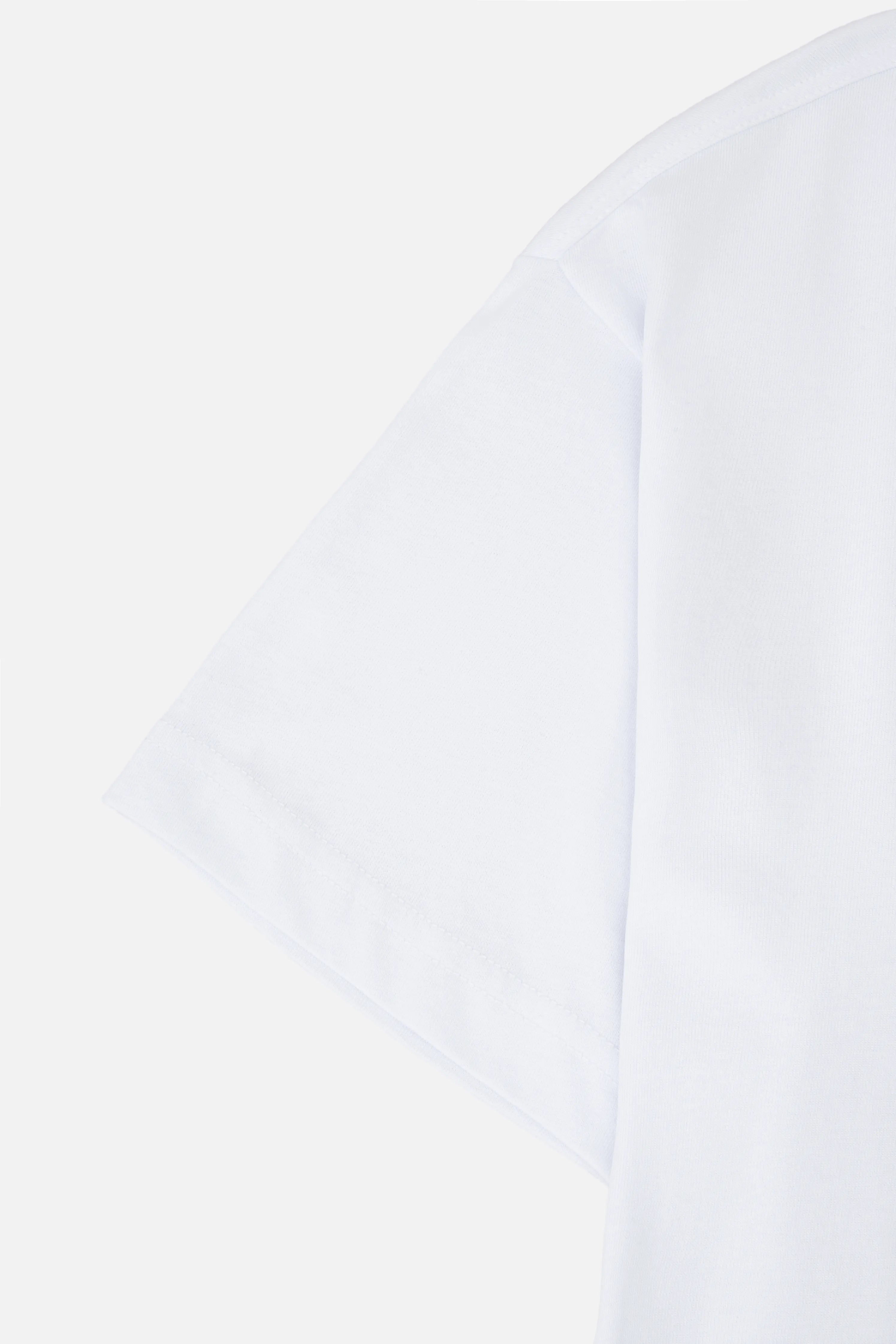PLAYERA MANGA CORTA COLOR BLANCO OPTICO