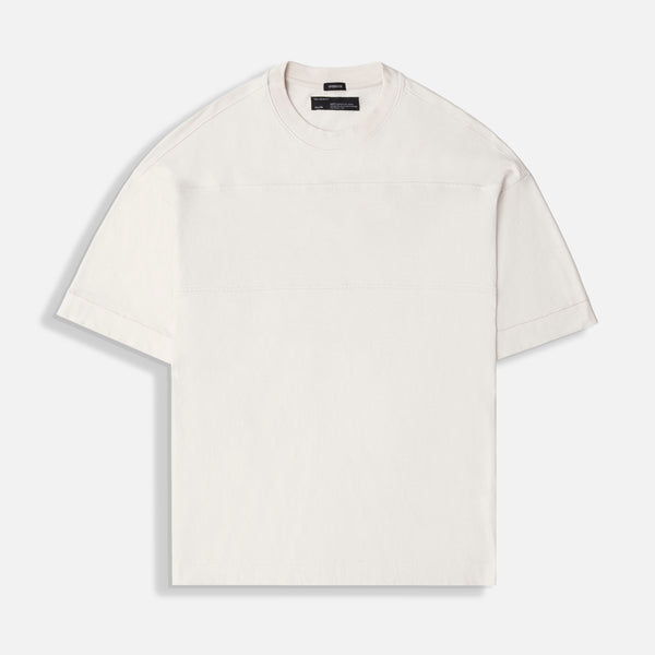 PLAYERA MANGA CORTA COLOR WHITECAP GRAY - Quest México