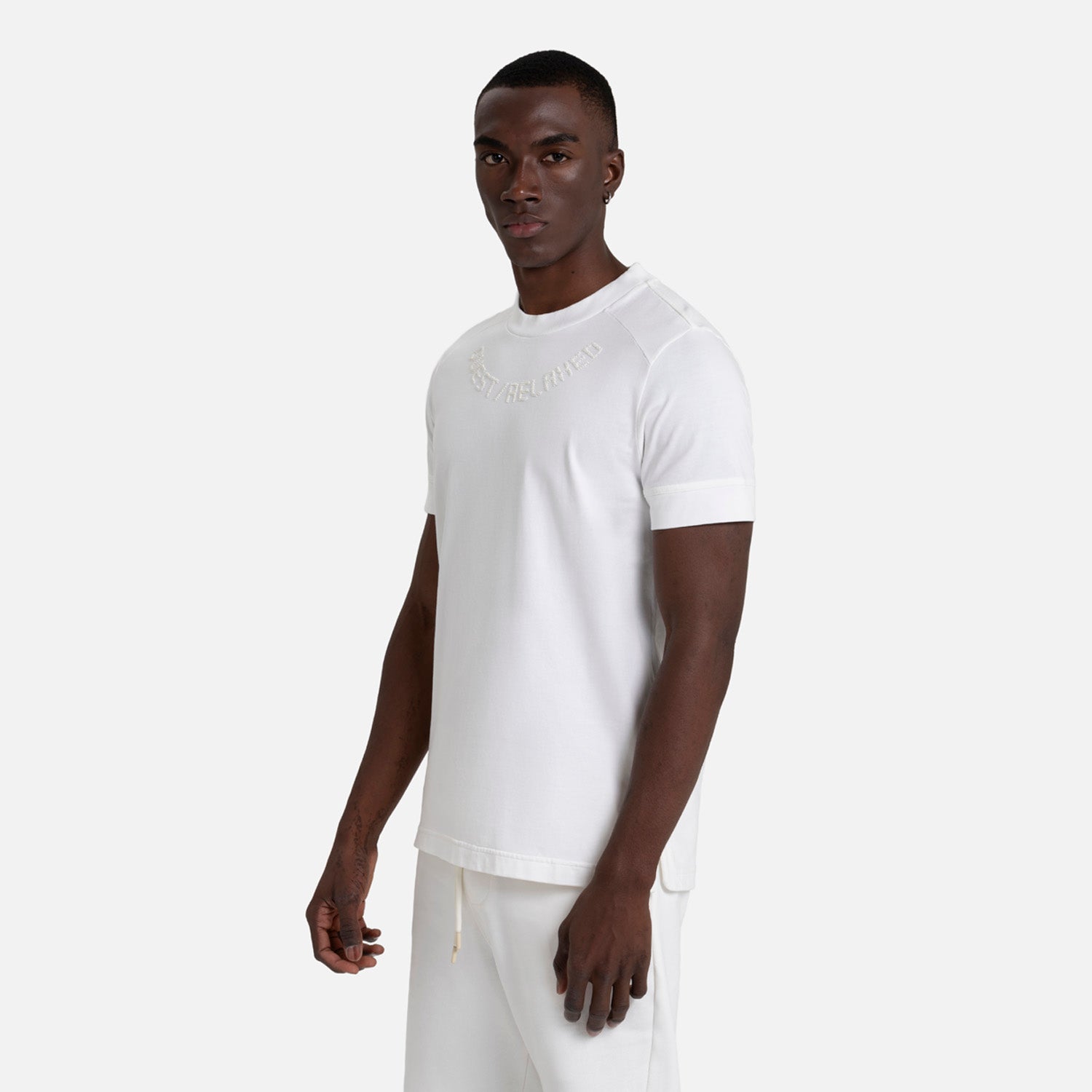 PLAYERA MANGA CORTA COLOR IVORY