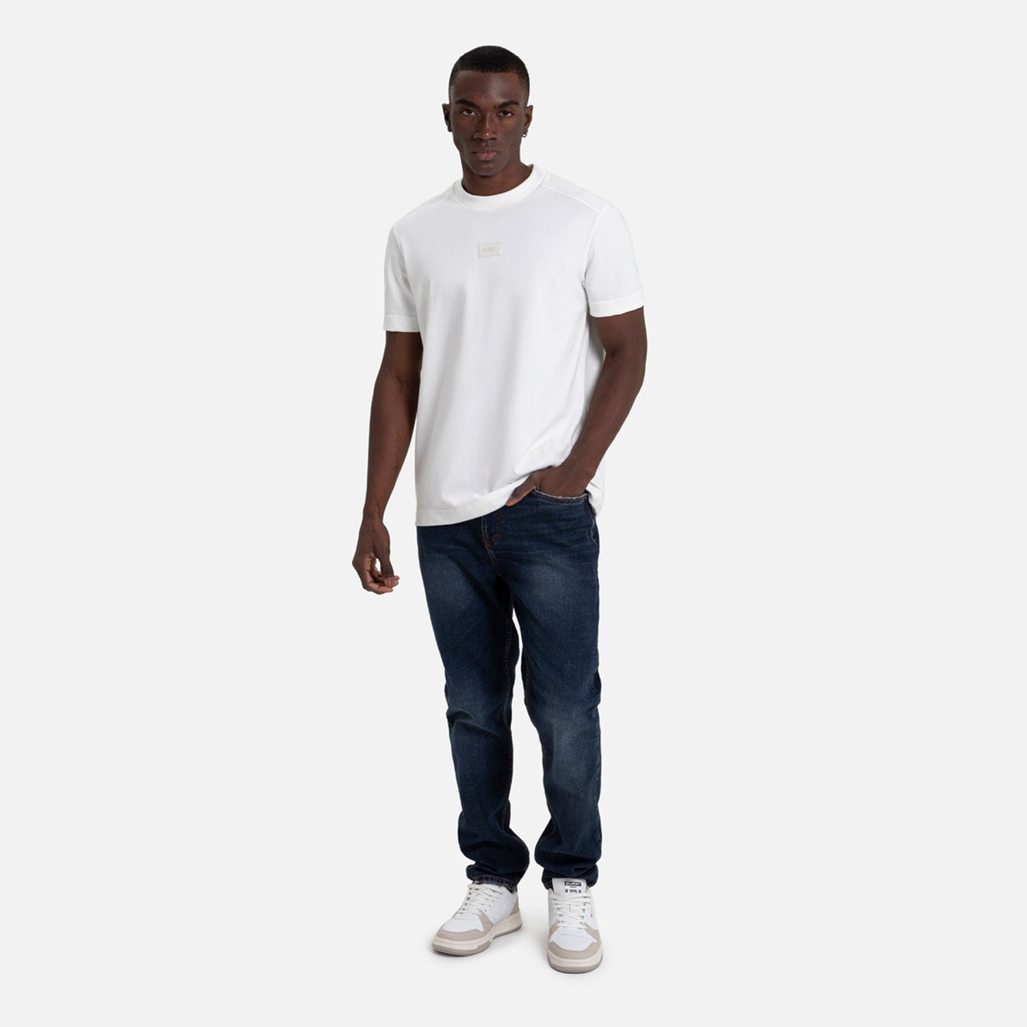 PLAYERA MANGA CORTA COLOR IVORY